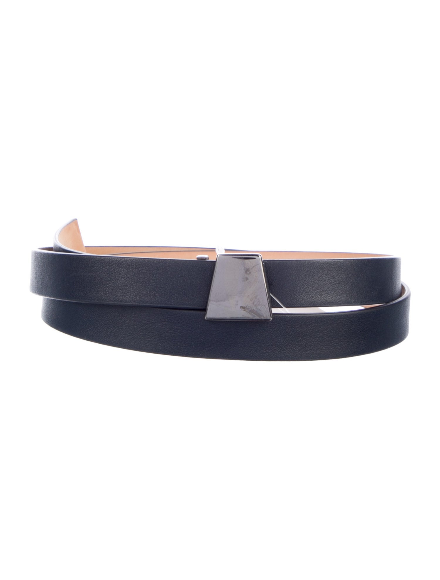 Akris Skinny Leather Belt