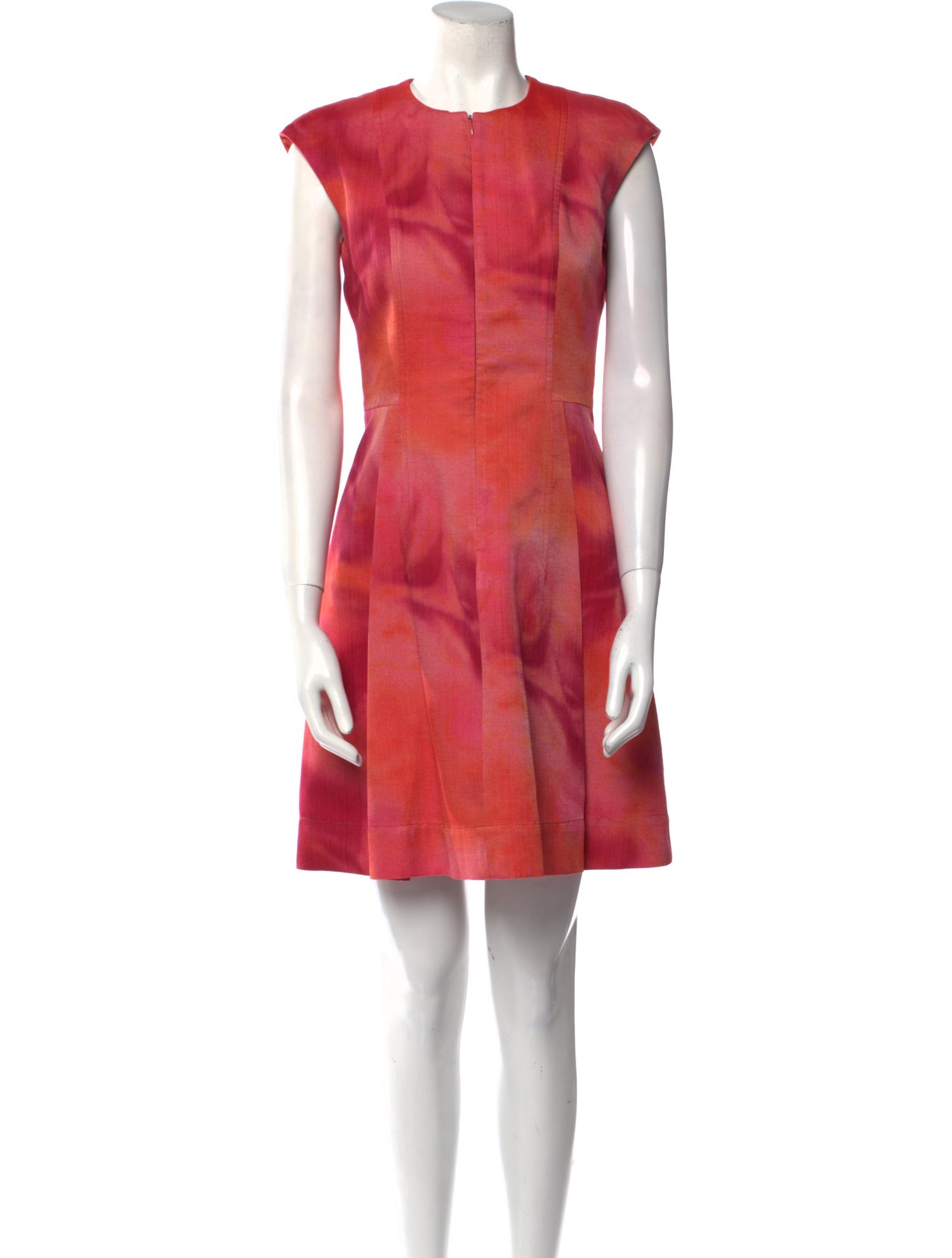 Akris Punto Tie-Dye Print Mini Dress