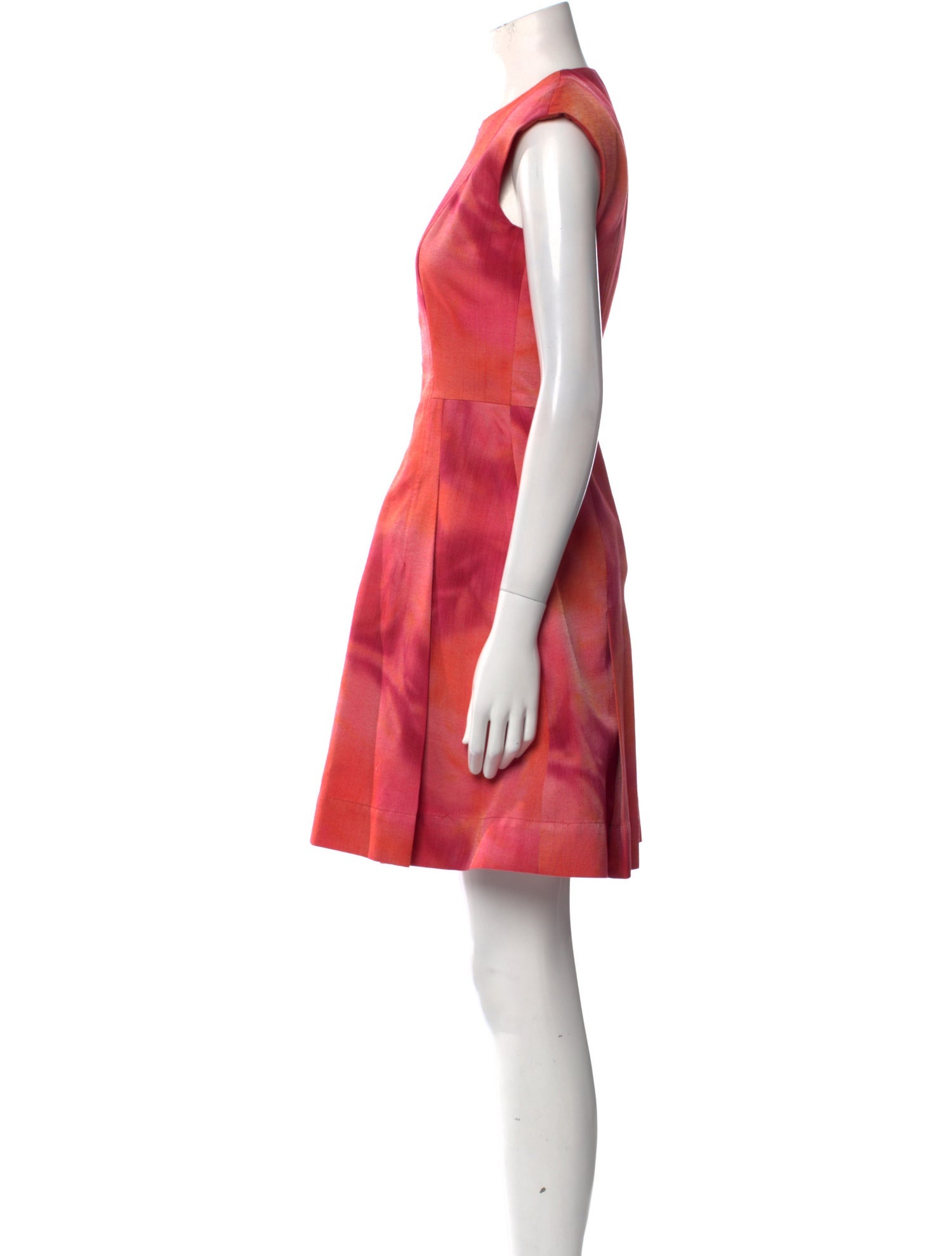 Akris Punto Tie-Dye Print Mini Dress