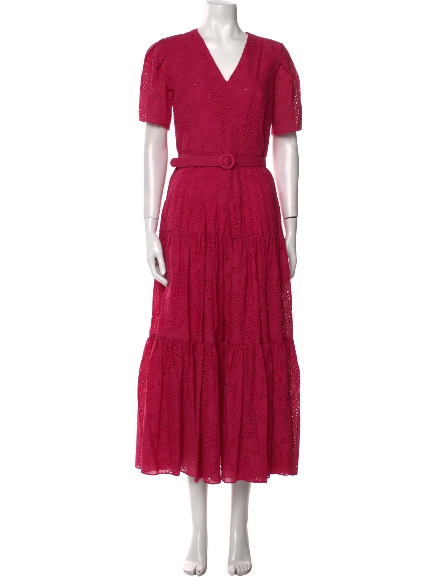 Akris V-Neck Long Dress