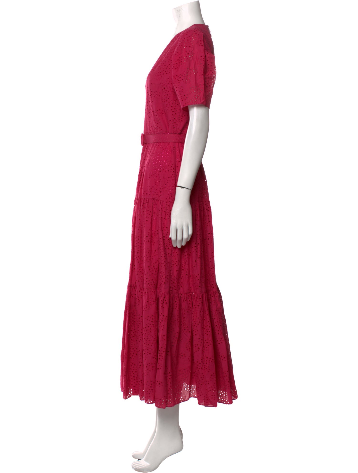 Akris V-Neck Long Dress