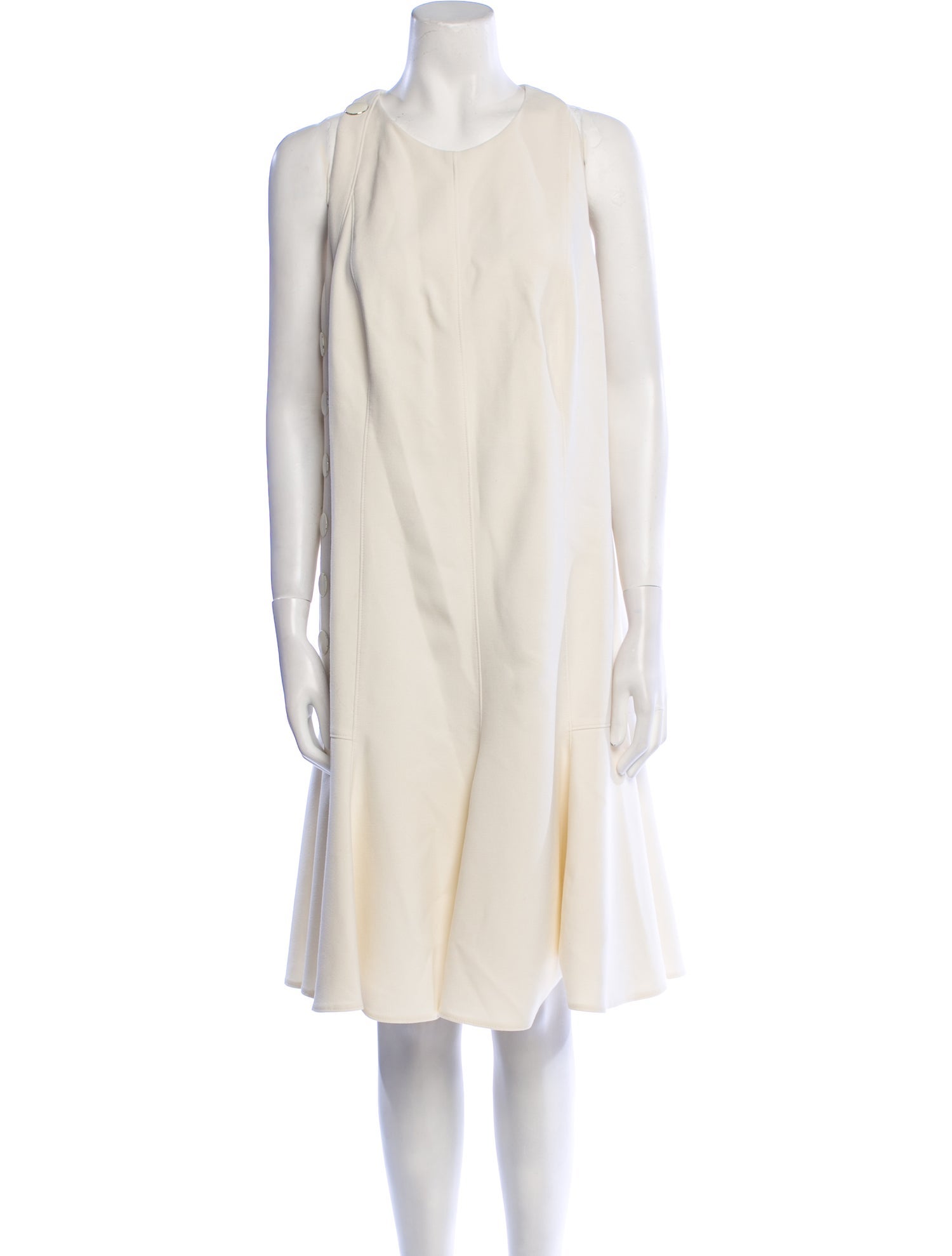 Akris Crew Neck Knee-Length Dress