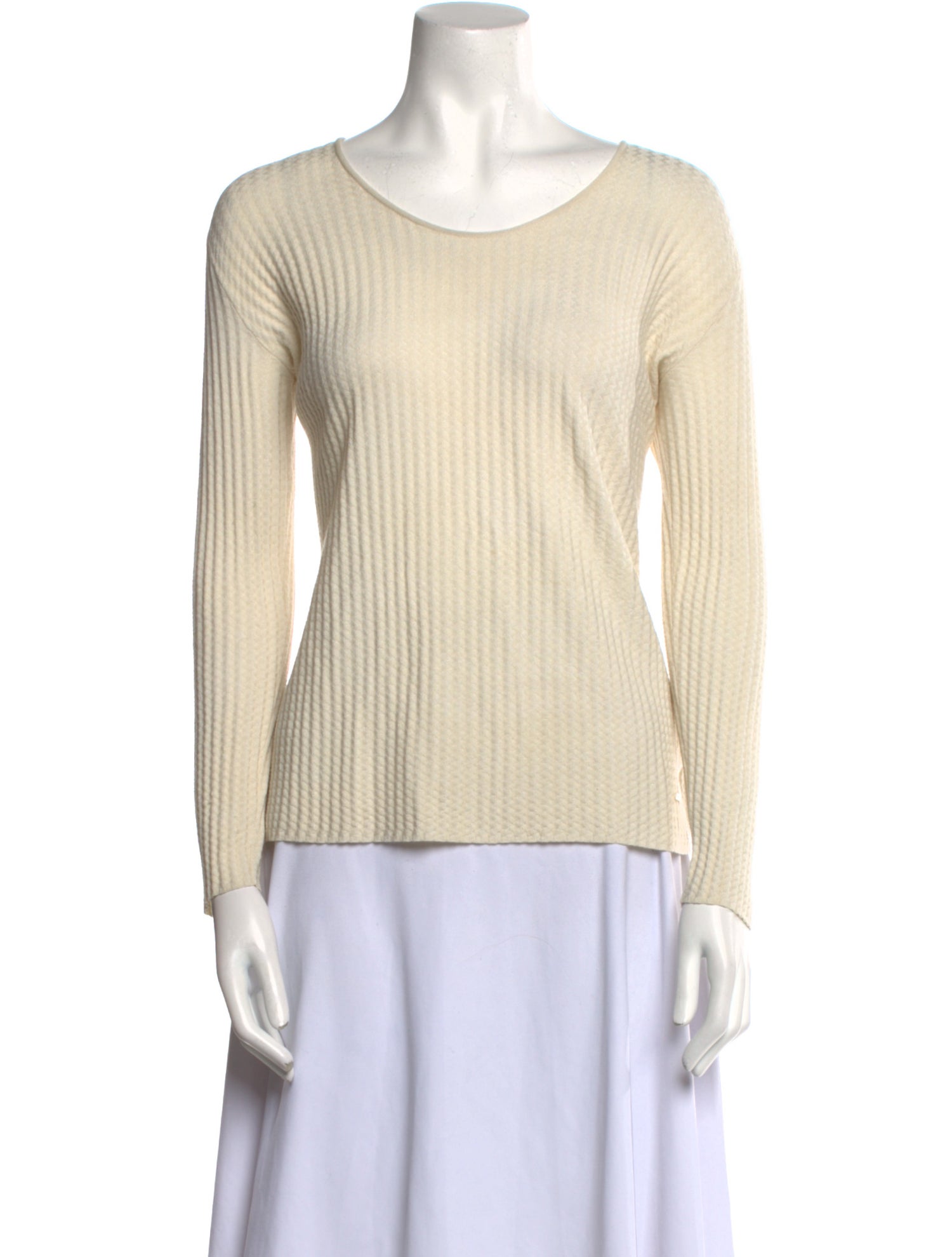 Akris Cashmere Scoop Neck Top