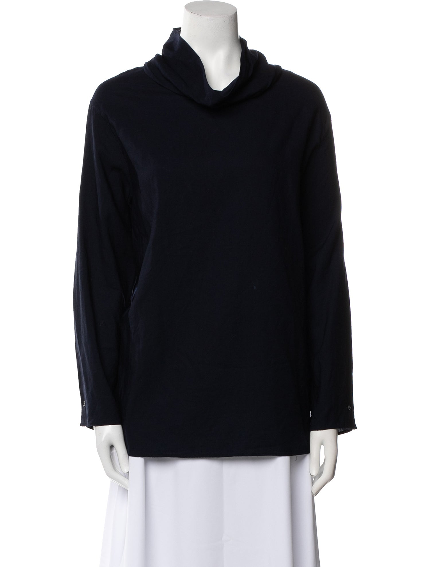 Akris Wool Cowl Neck Sweatshirt
