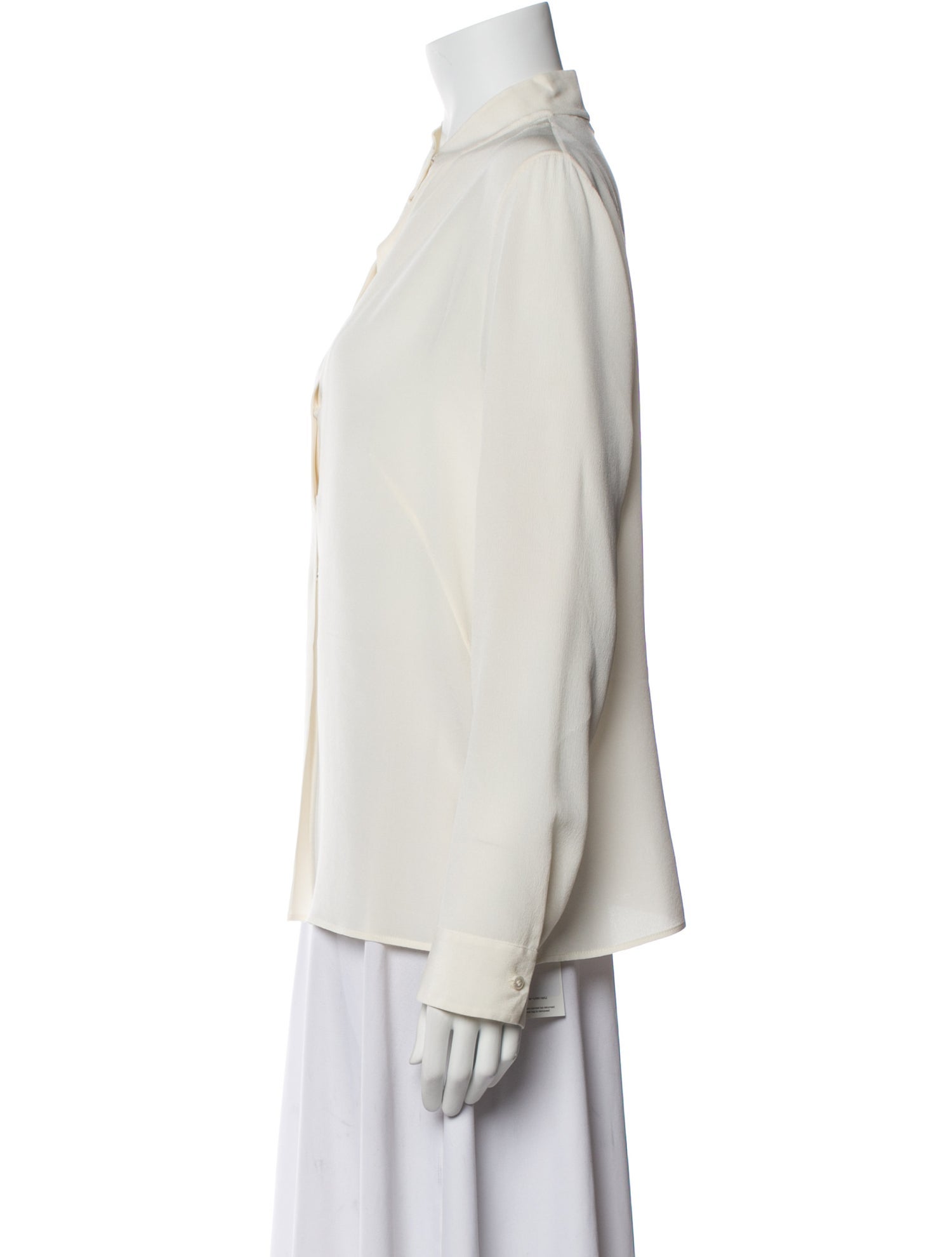 Akris Silk V-Neck Blouse