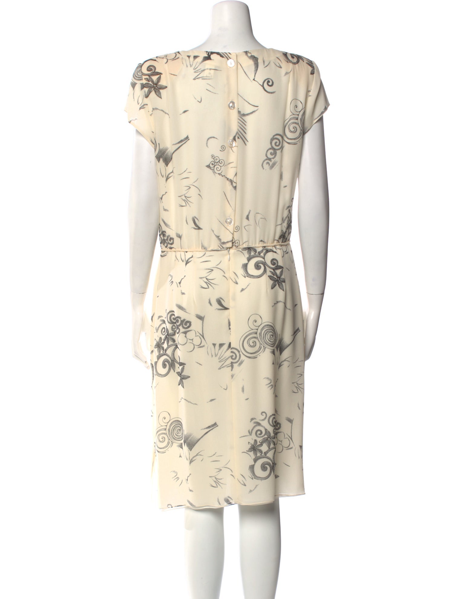 Akris Silk Midi Length Dress