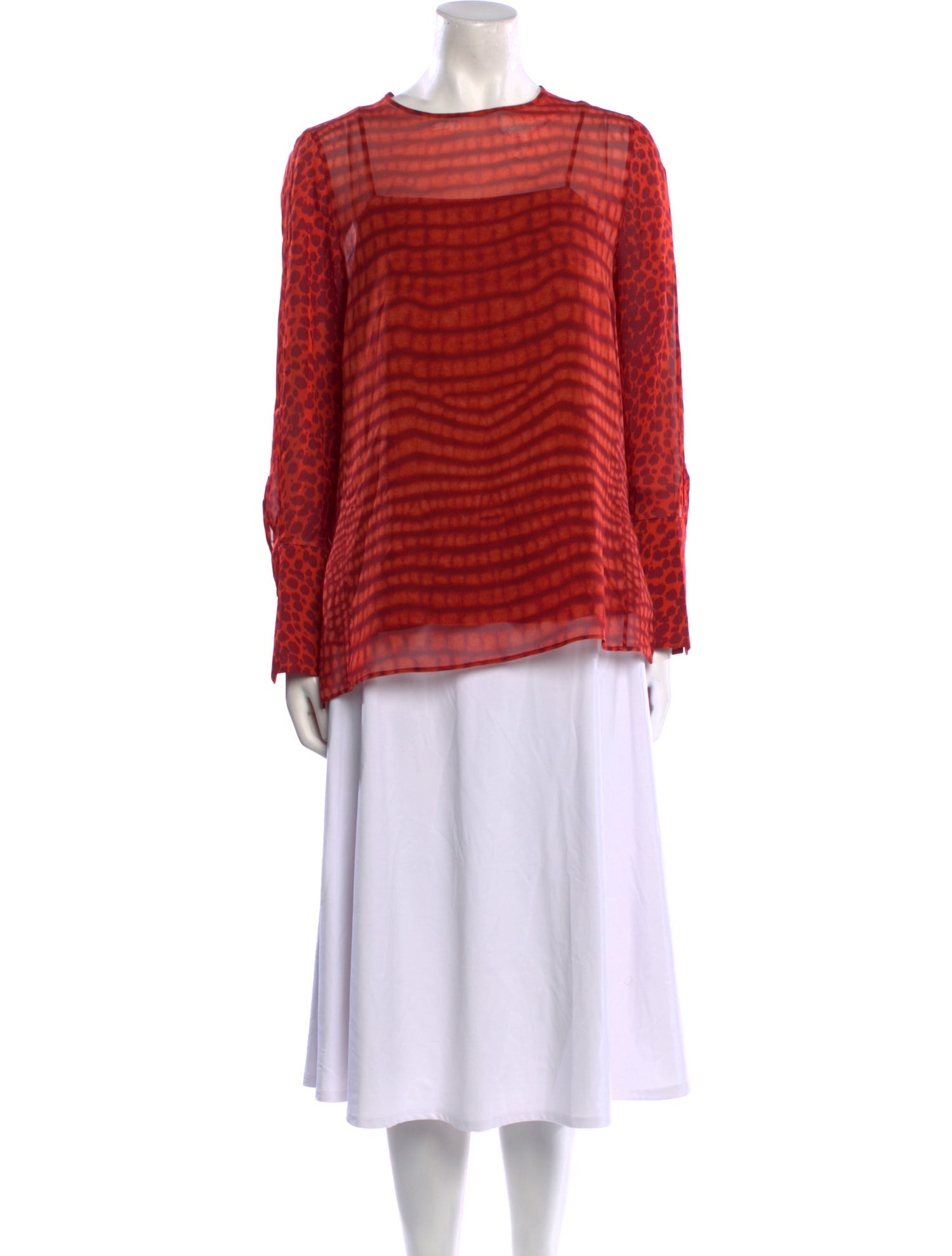 Akris Silk Striped Tunic