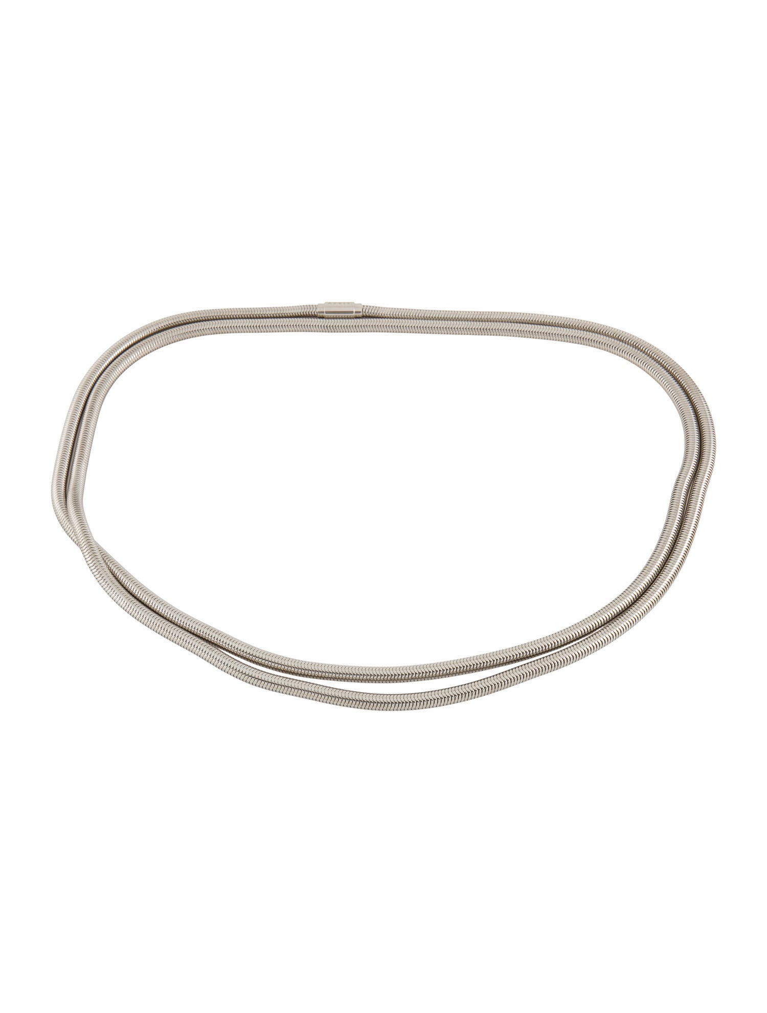 Akris Skinny Metal Waist Belt
