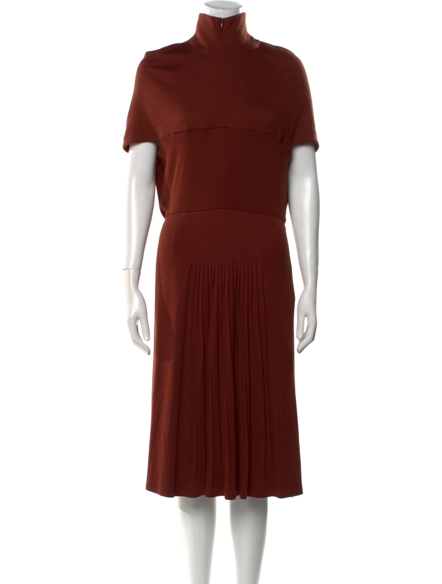 Akris Cashmere Knee-Length Dress