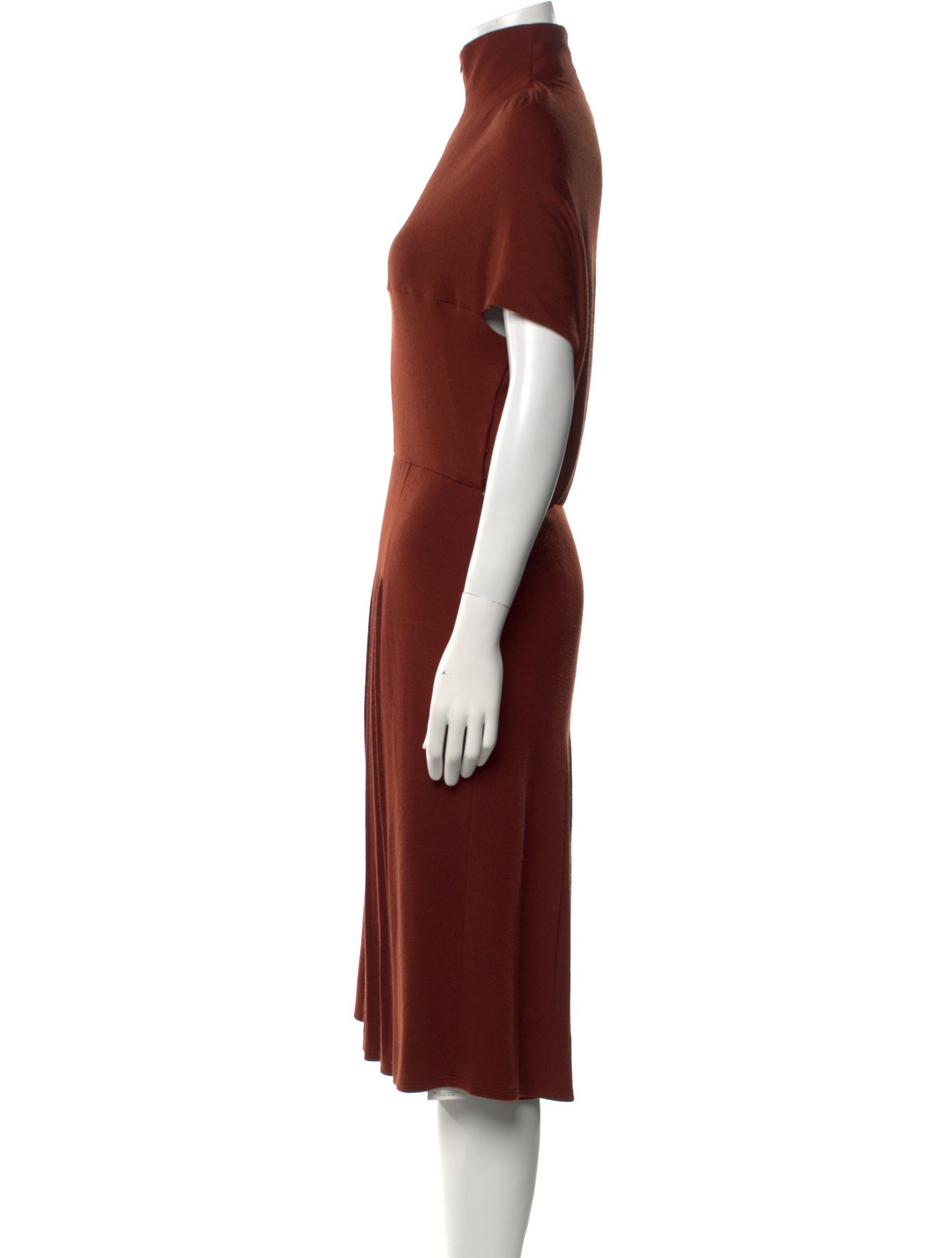 Akris Cashmere Knee-Length Dress