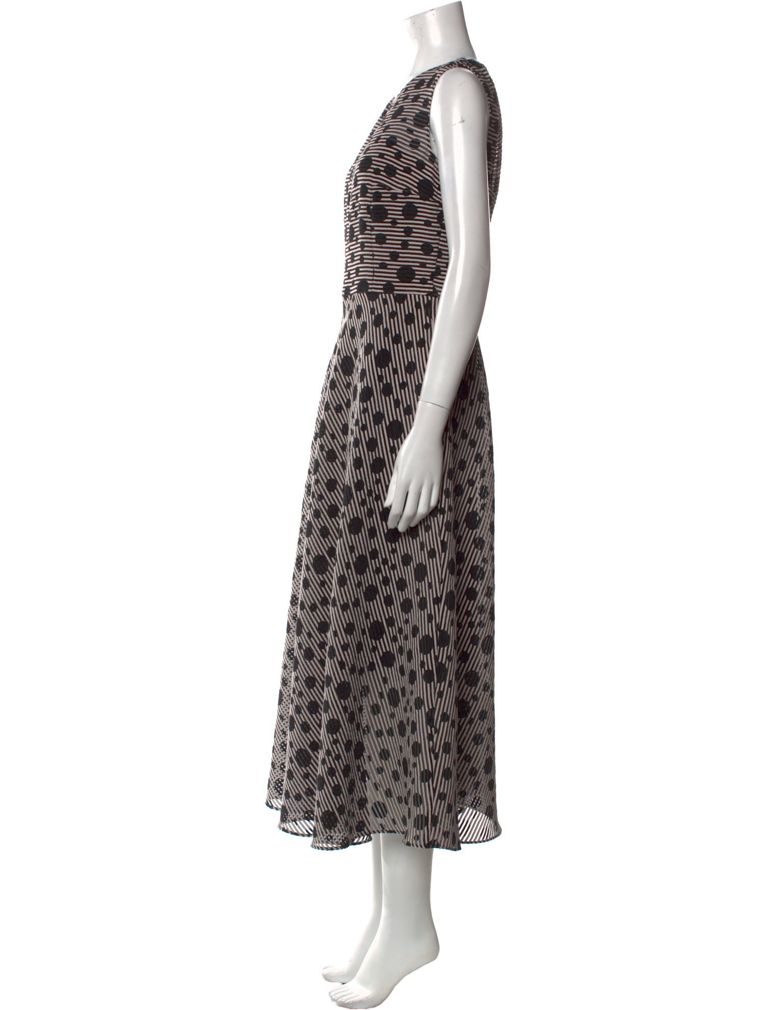 Akris Printed Long Dress
