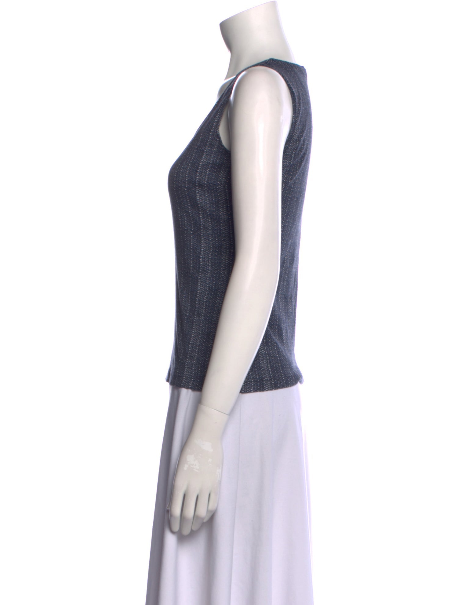 Akris Scoop Neck Sleeveless Top