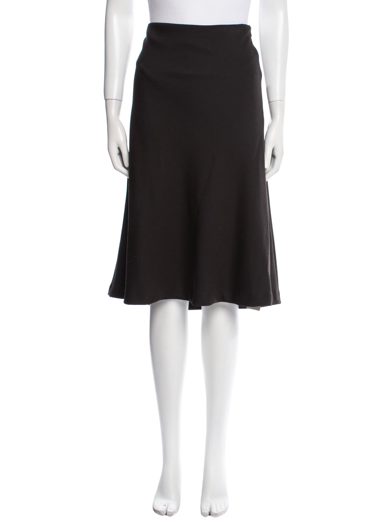 Akris Wool Knee-Length Skirt