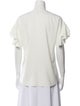 Akris Crew Neck Short Sleeve Blouse