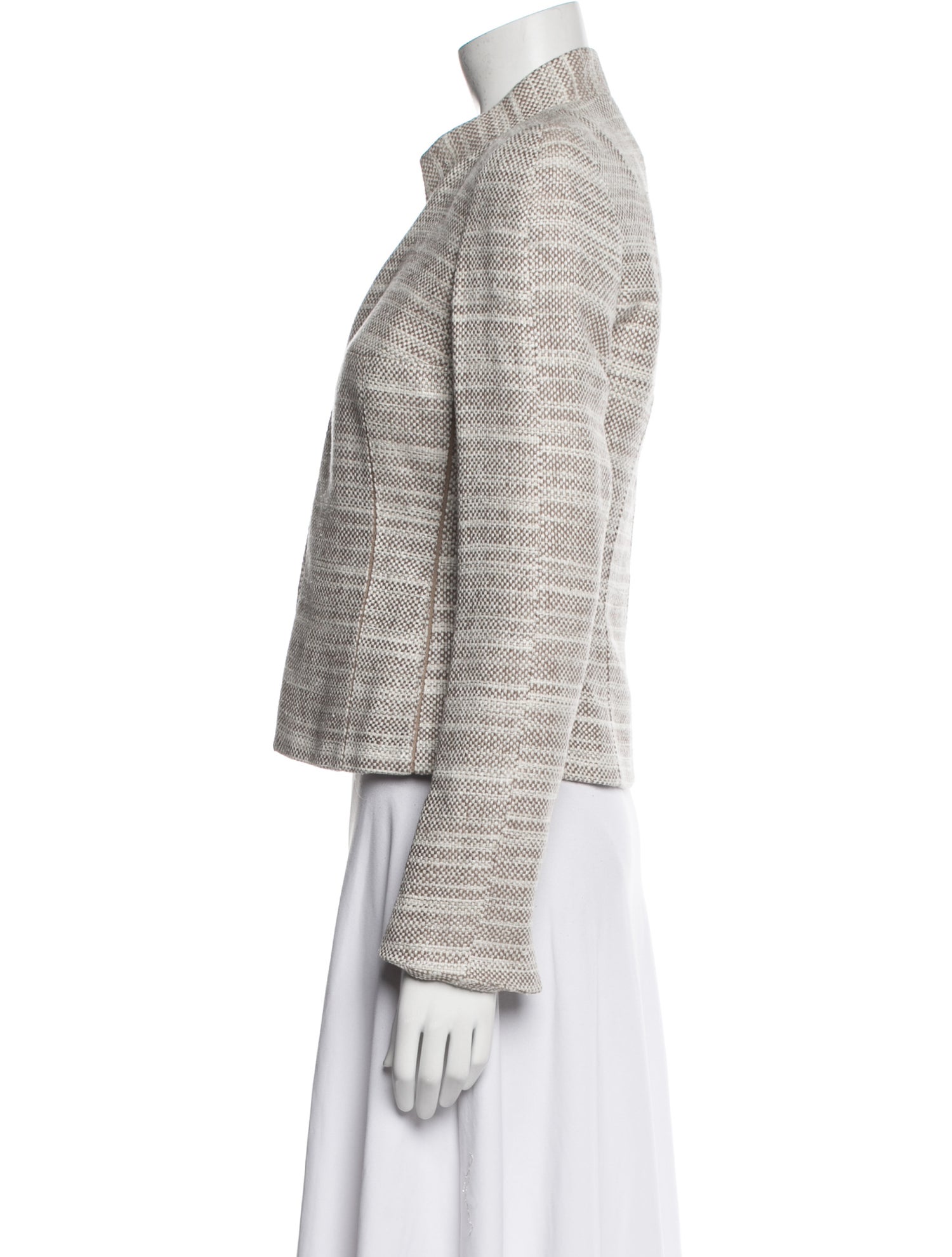 Akris Tweed Pattern Blazer