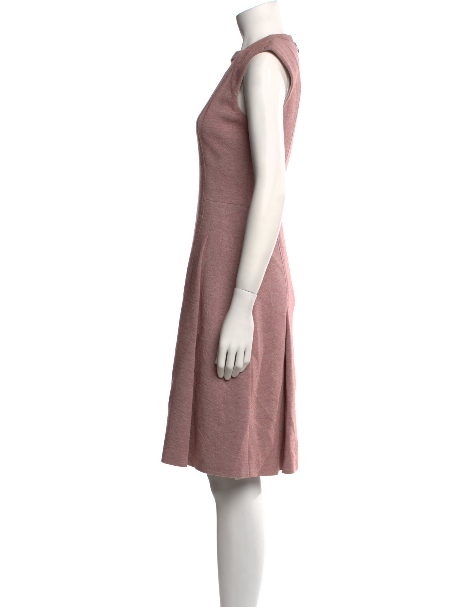 Akris Crew Neck Knee-Length Dress