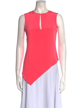 Akris Silk Crew Neck Top