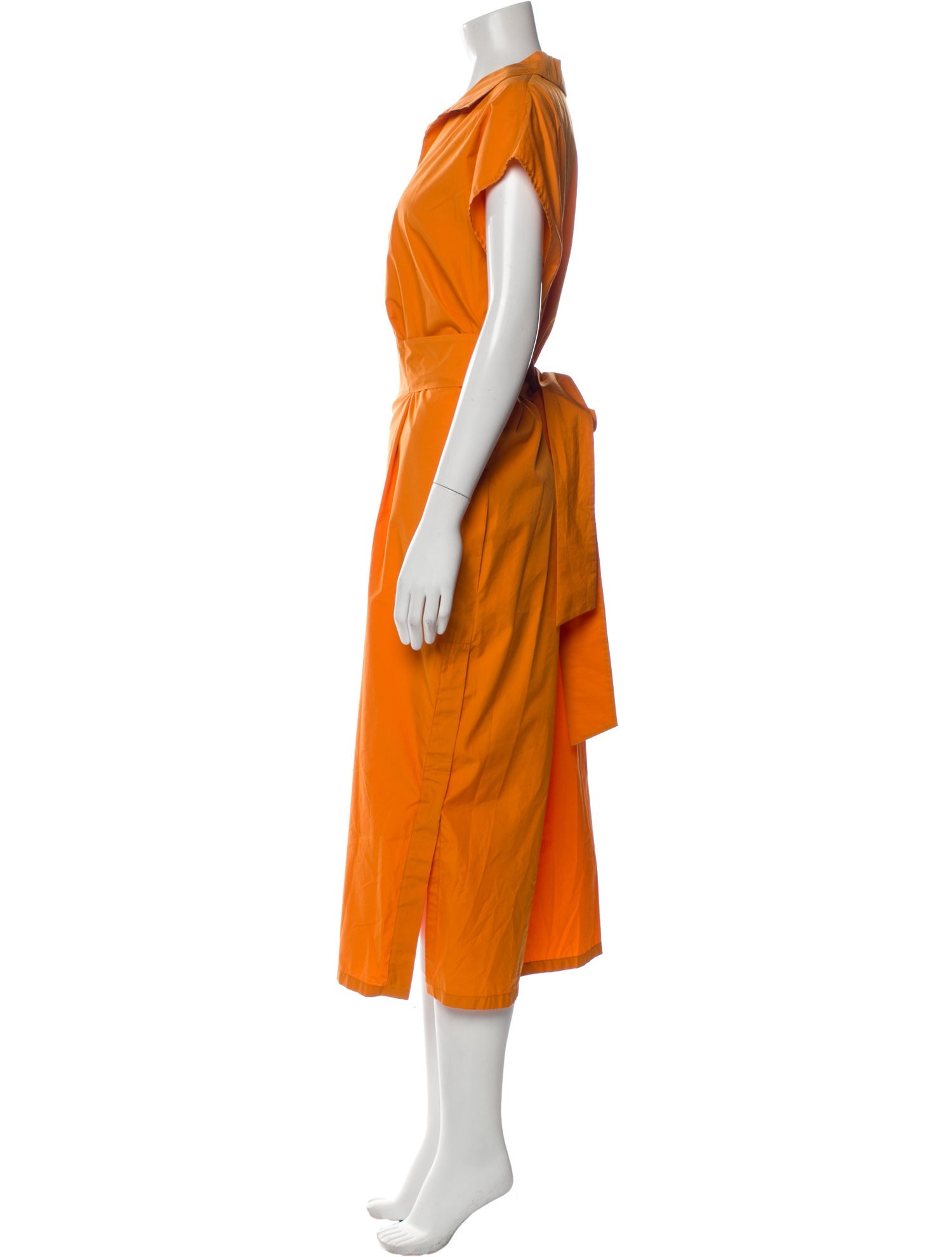 Akris V-Neck Long Dress