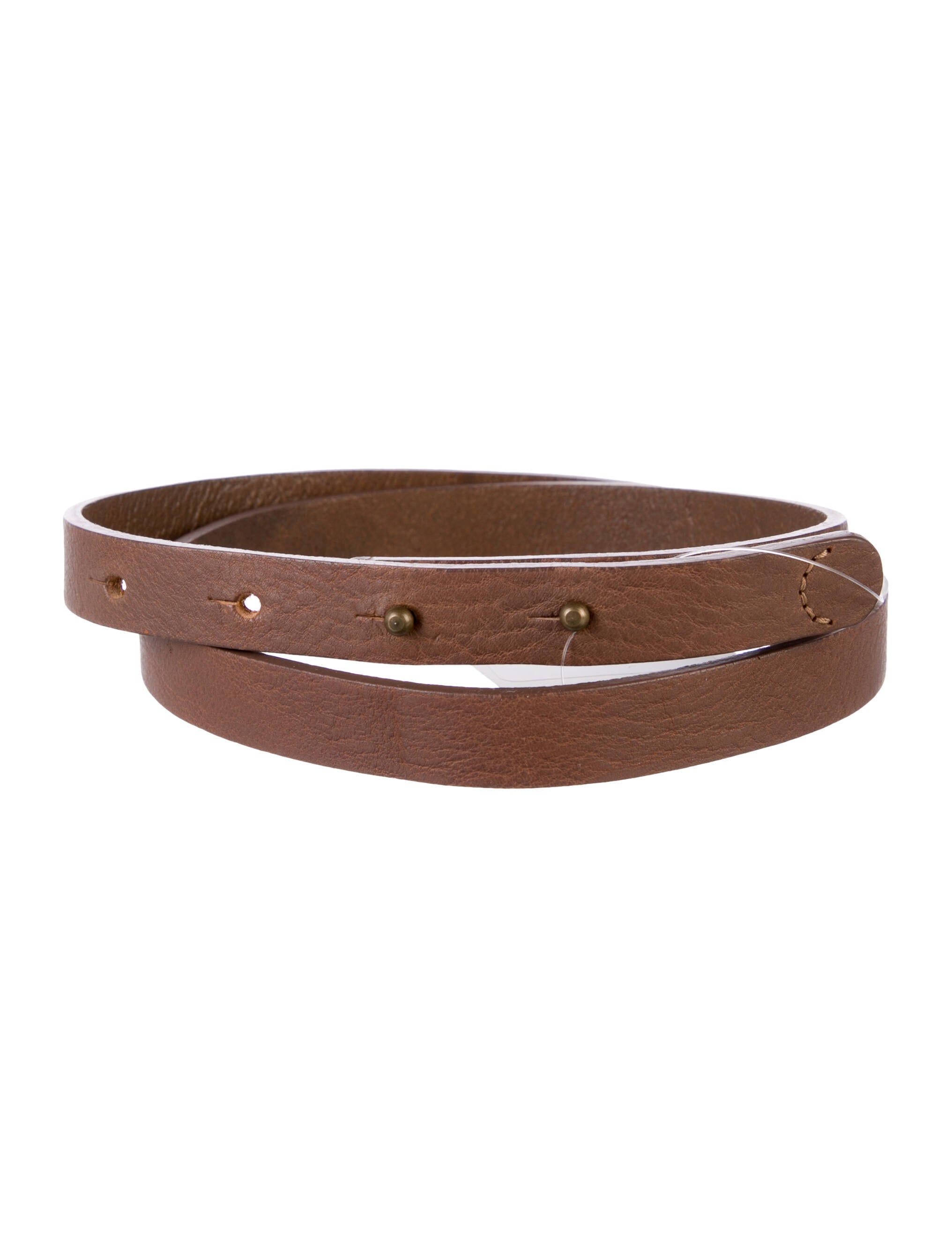 Akris Skinny Leather Waist Belt