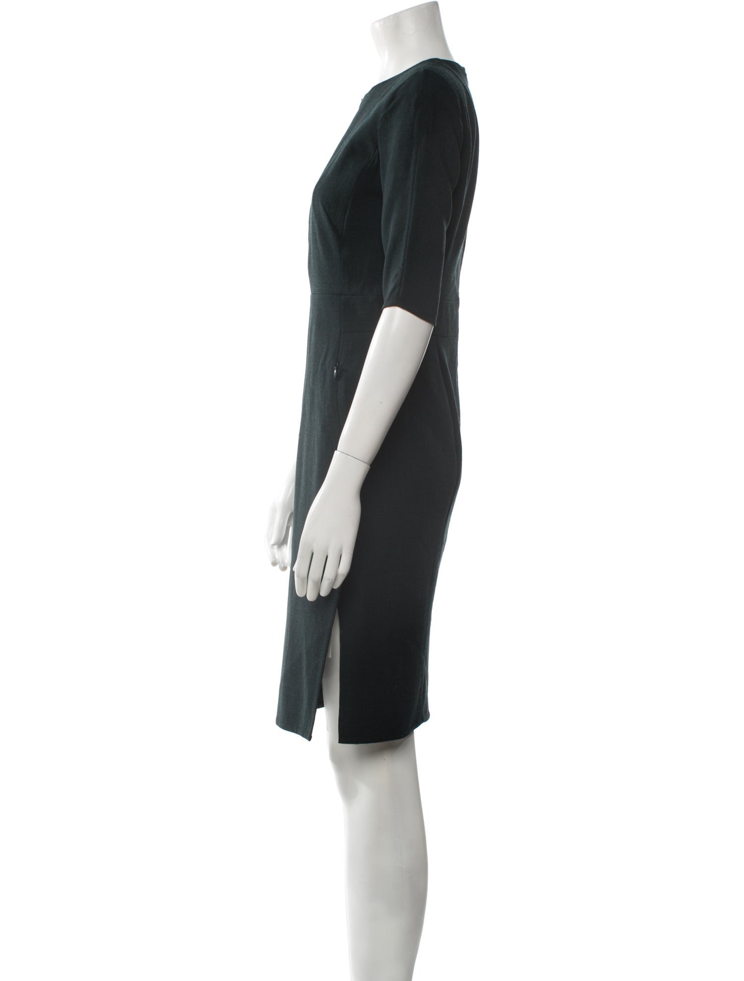 Akris Wool Knee-Length Dress