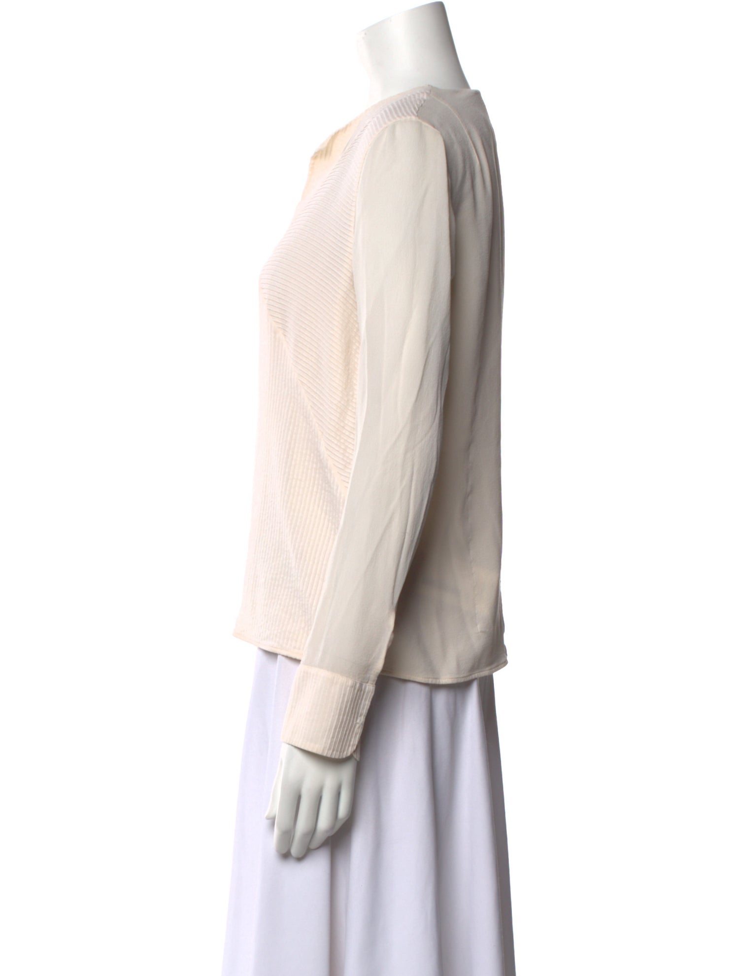 Akris Silk V-Neck Blouse