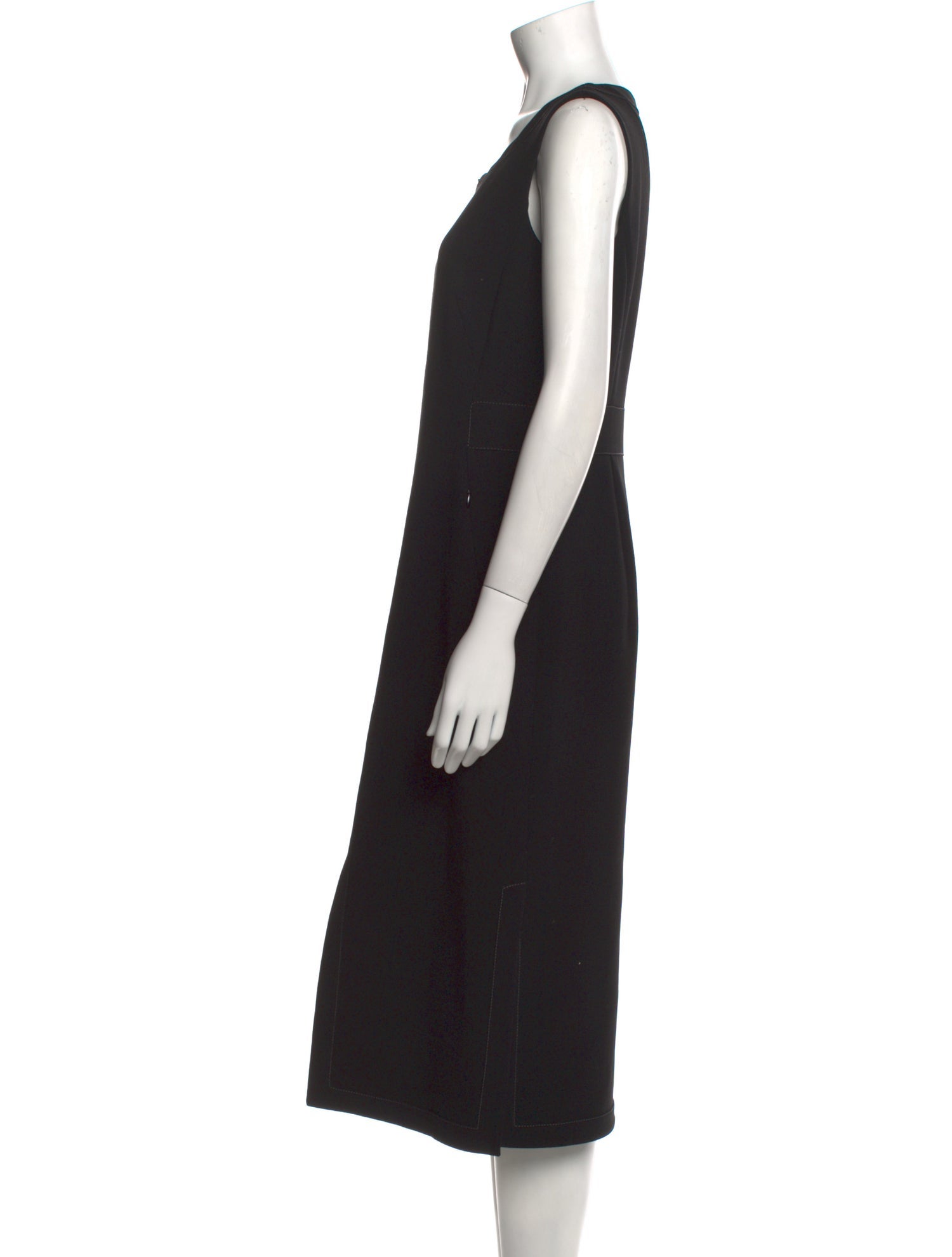 Akris Wool Midi Length Dress