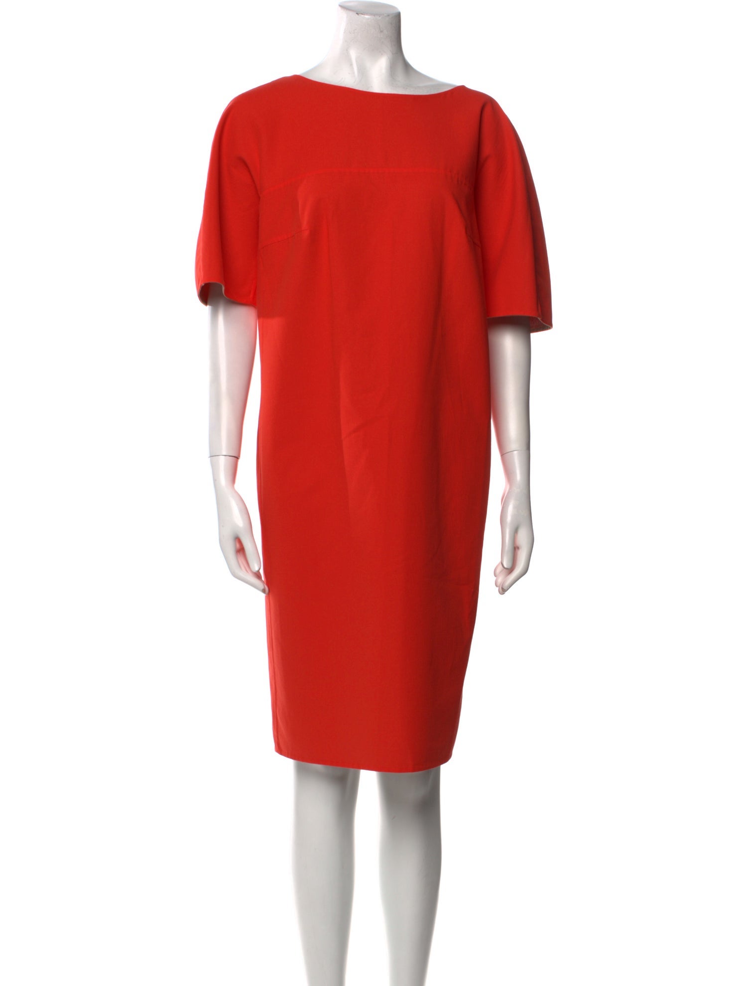 Akris Bateau Neckline Knee-Length Dress