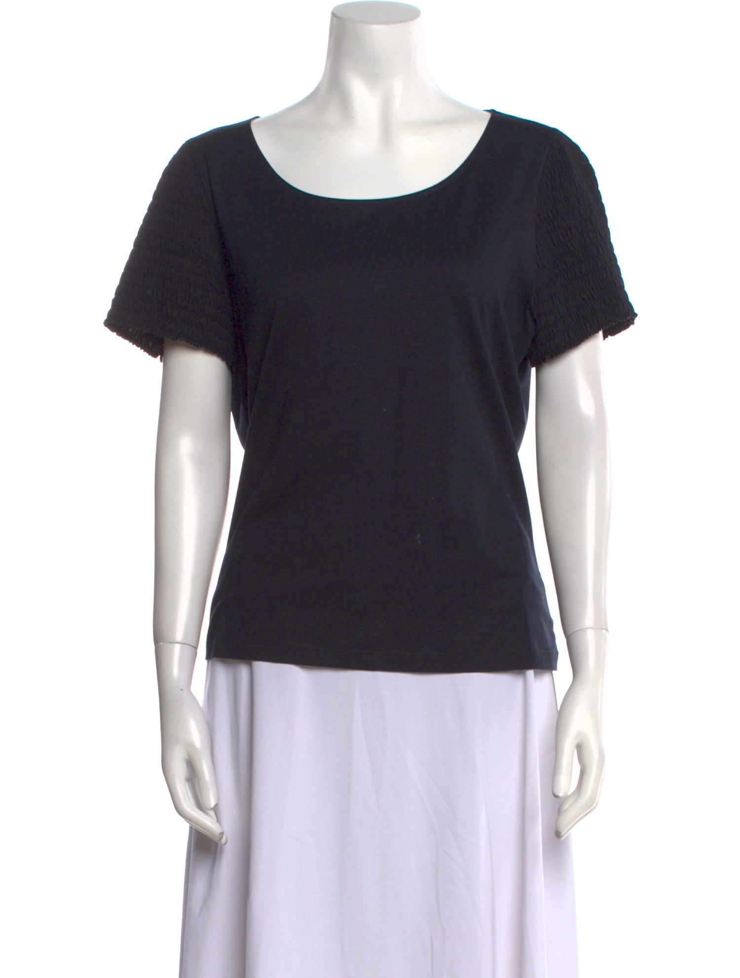 Akris Scoop Neck Short Sleeve T-Shirt