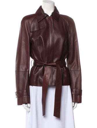 Akris Leather Biker Jacket