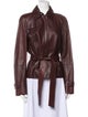 Akris Leather Biker Jacket