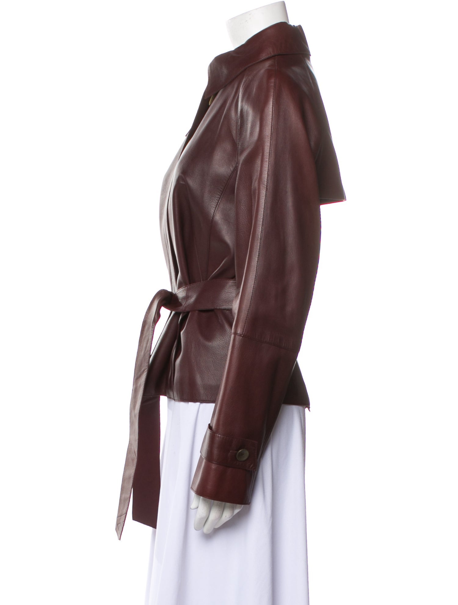Akris Leather Biker Jacket