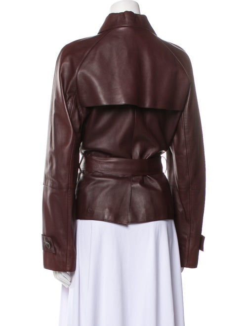 Akris Leather Biker Jacket