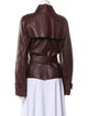 Akris Leather Biker Jacket