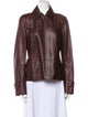 Akris Leather Biker Jacket