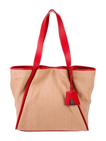Akris Totes Raffia Tote