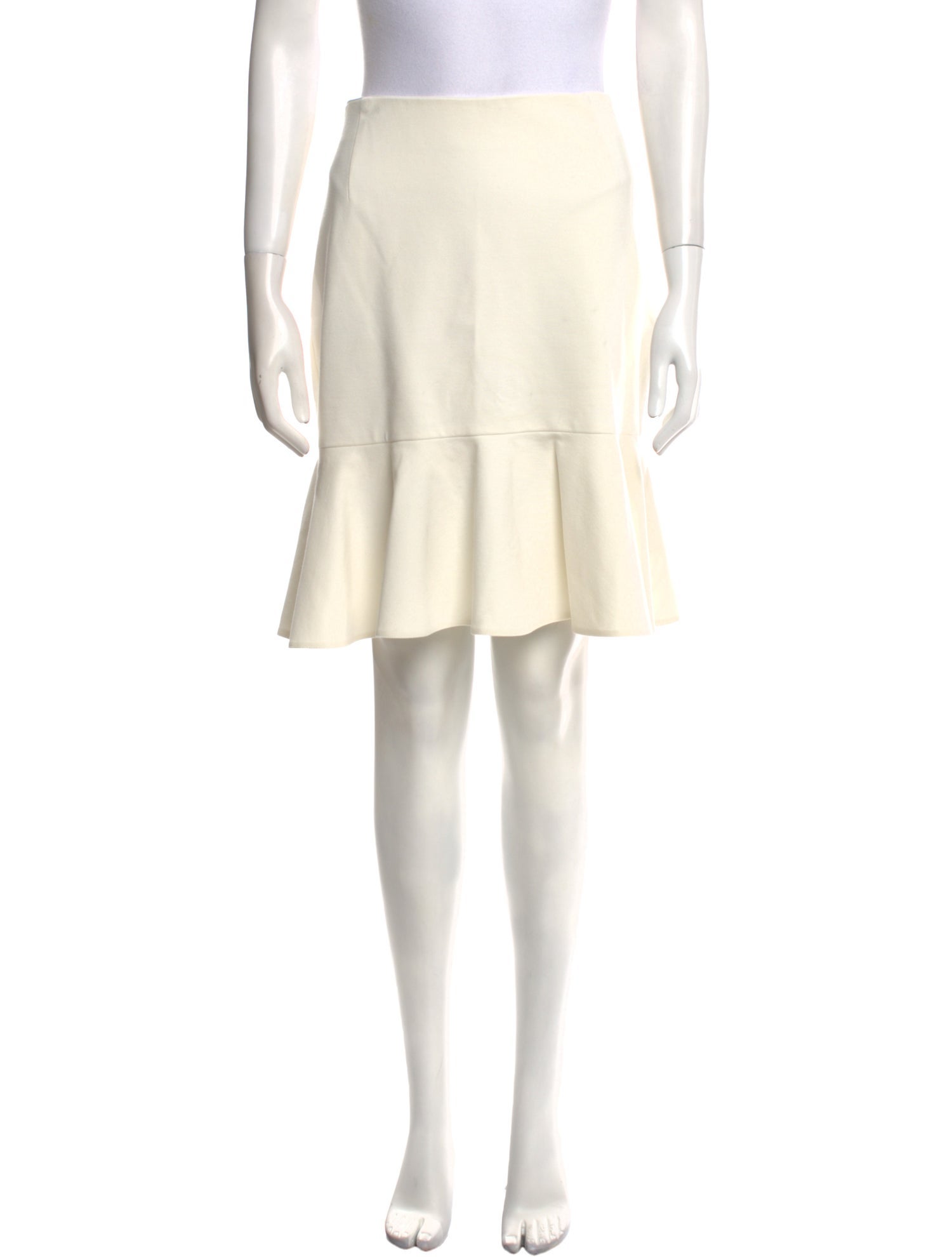 Akris Ruffle Embellishment Knee-Length Skirt