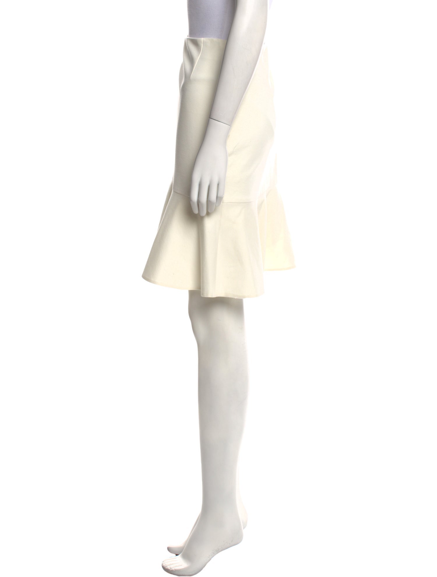 Akris Ruffle Embellishment Knee-Length Skirt