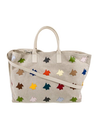 Akris Canvas Top Handle Bag