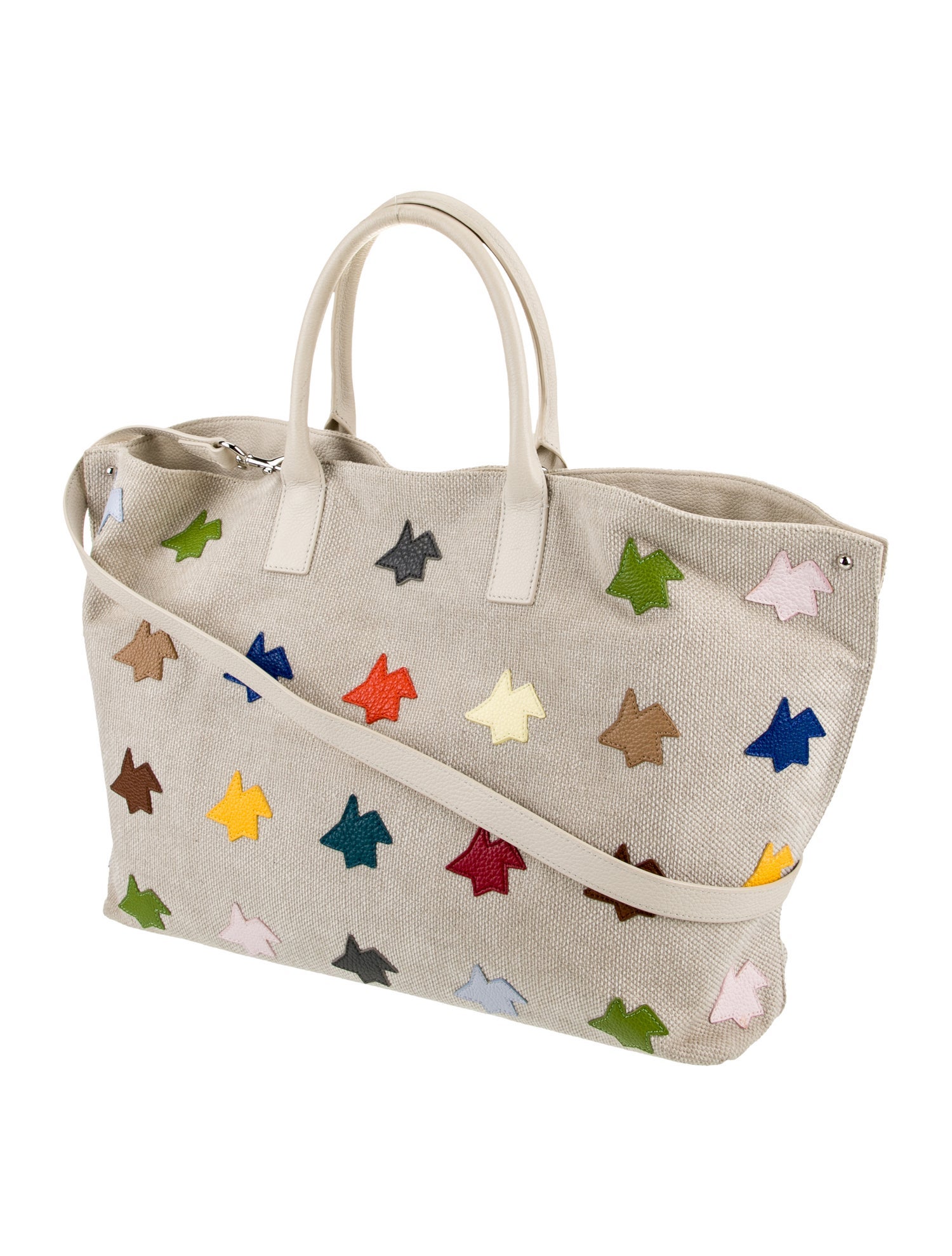 Akris Canvas Top Handle Bag