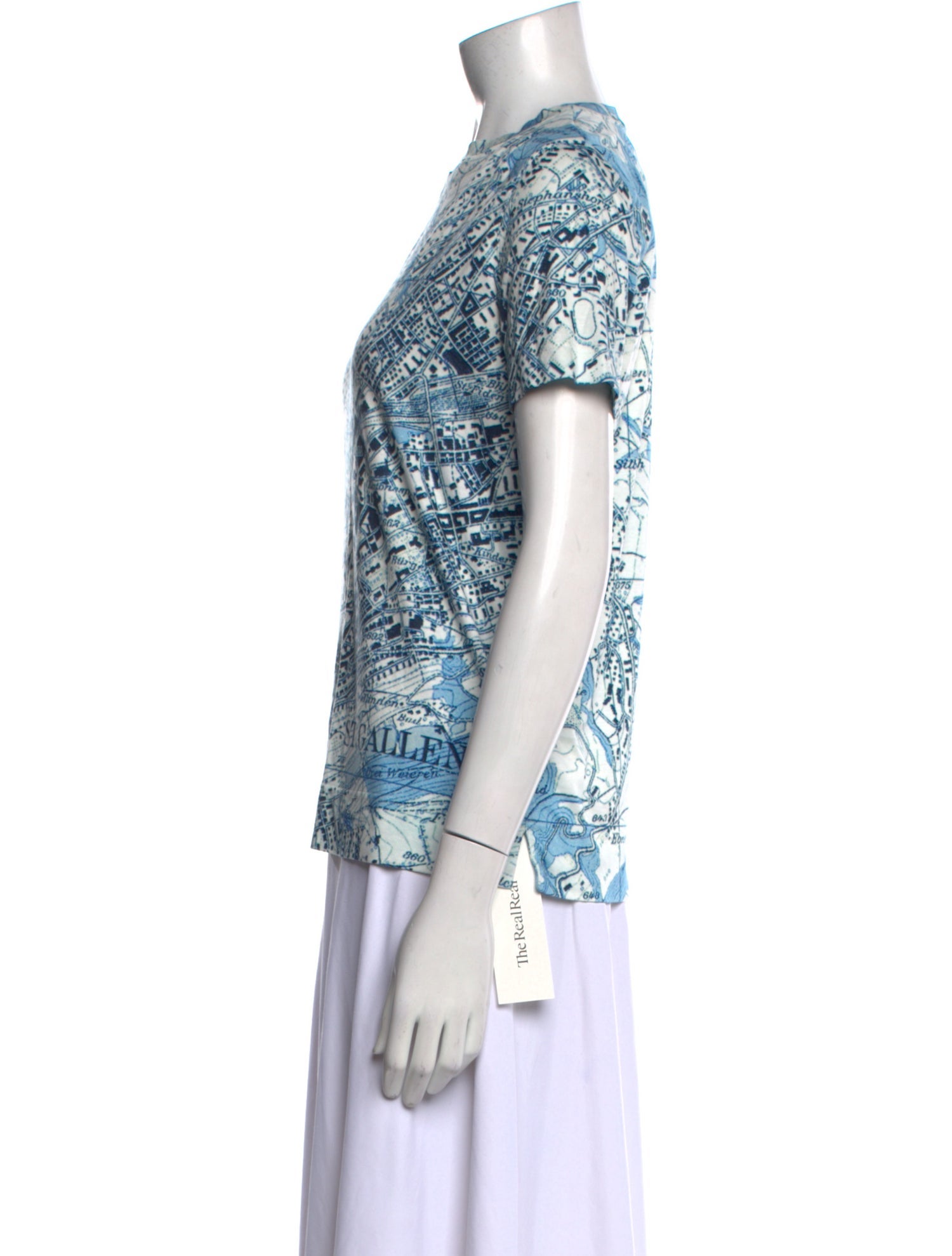 Akris Printed Crew Neck T-Shirt