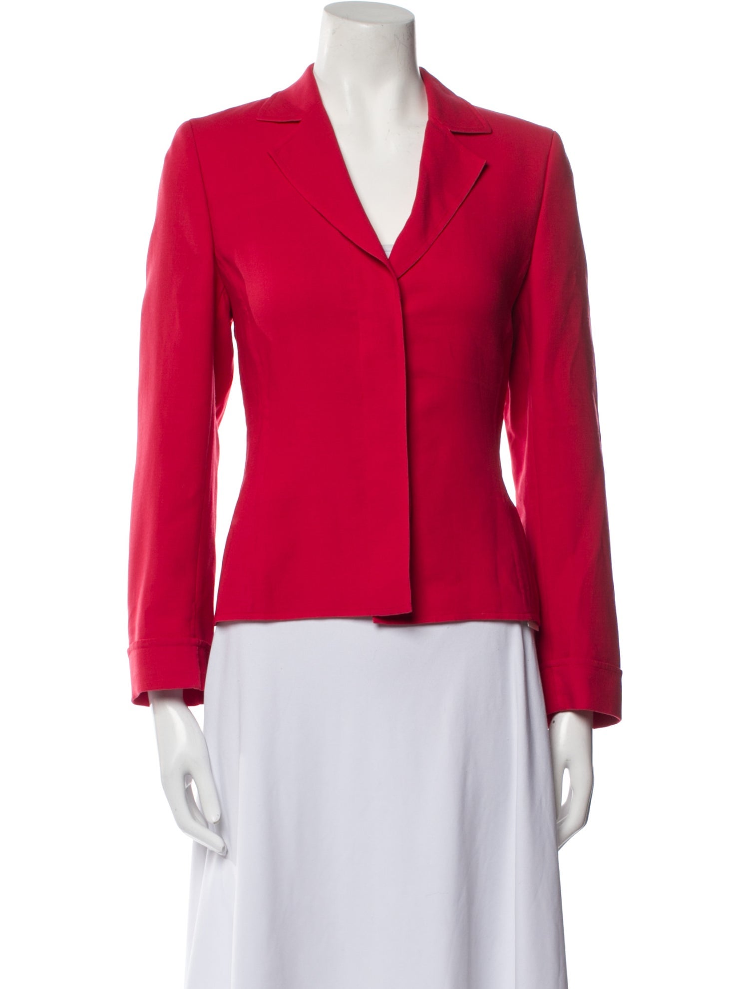 Akris Wool V-Neck Blouse w/ Tags