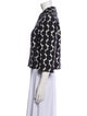 Akris Wool Polka Dot Print Blazer