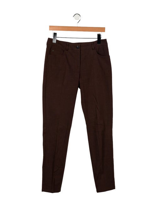 Akris Mid-Rise Skinny Leg Jeans