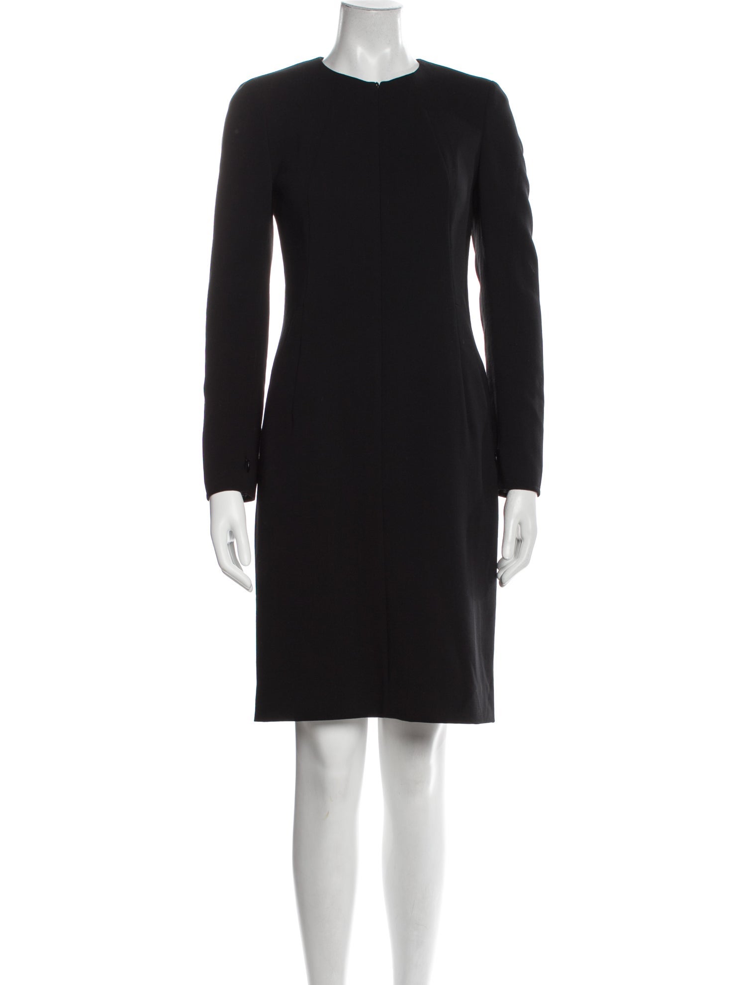 Akris Wool Knee-Length Dress