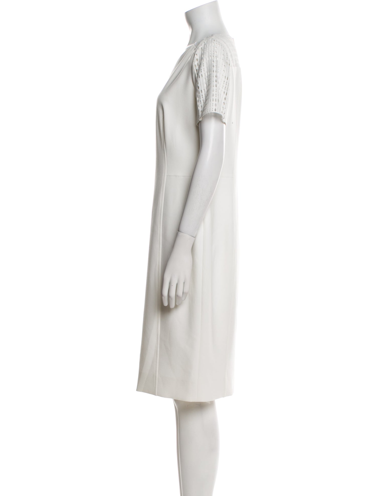 Akris Bateau Neckline Knee-Length Dress