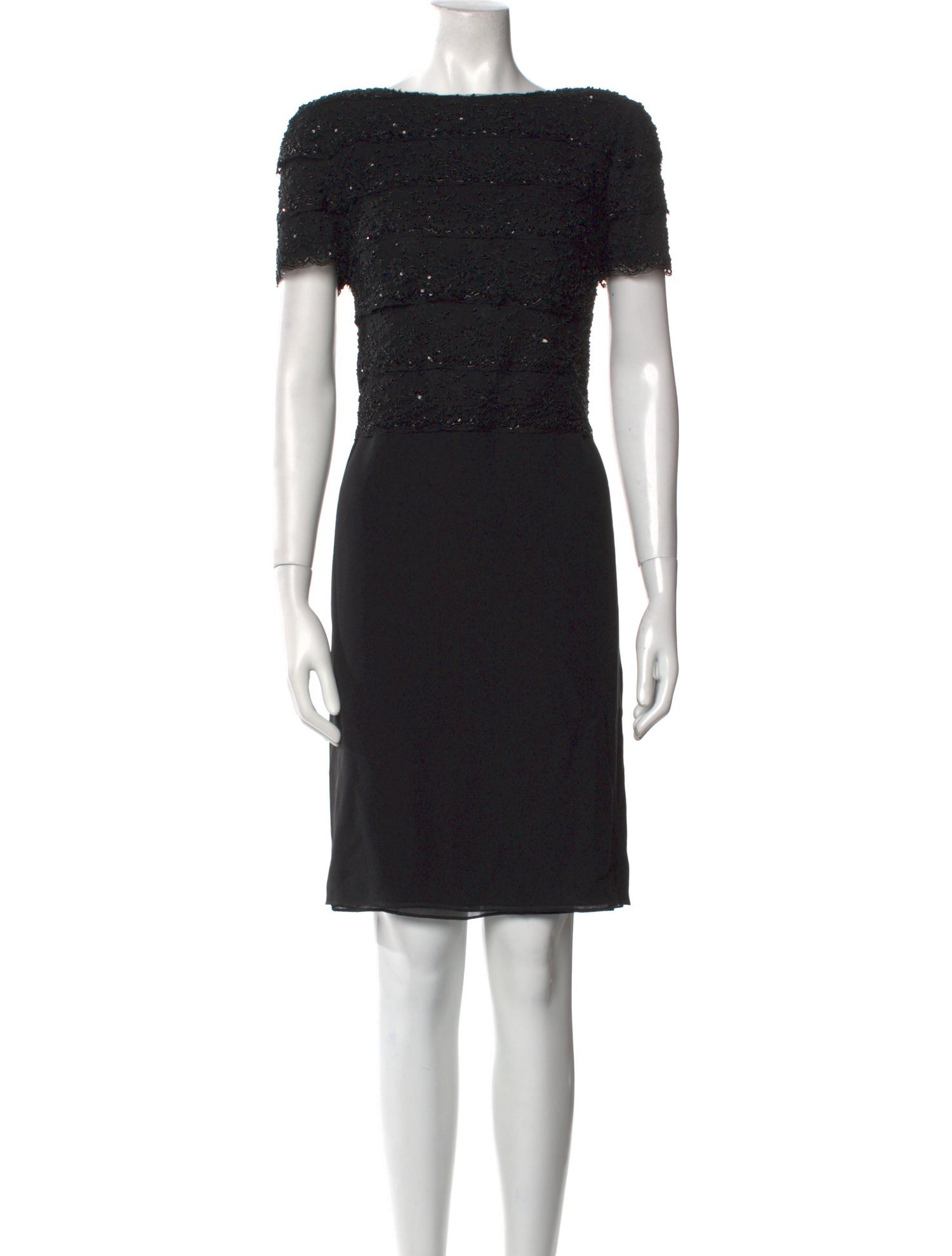 Akris Bateau Neckline Knee-Length Dress