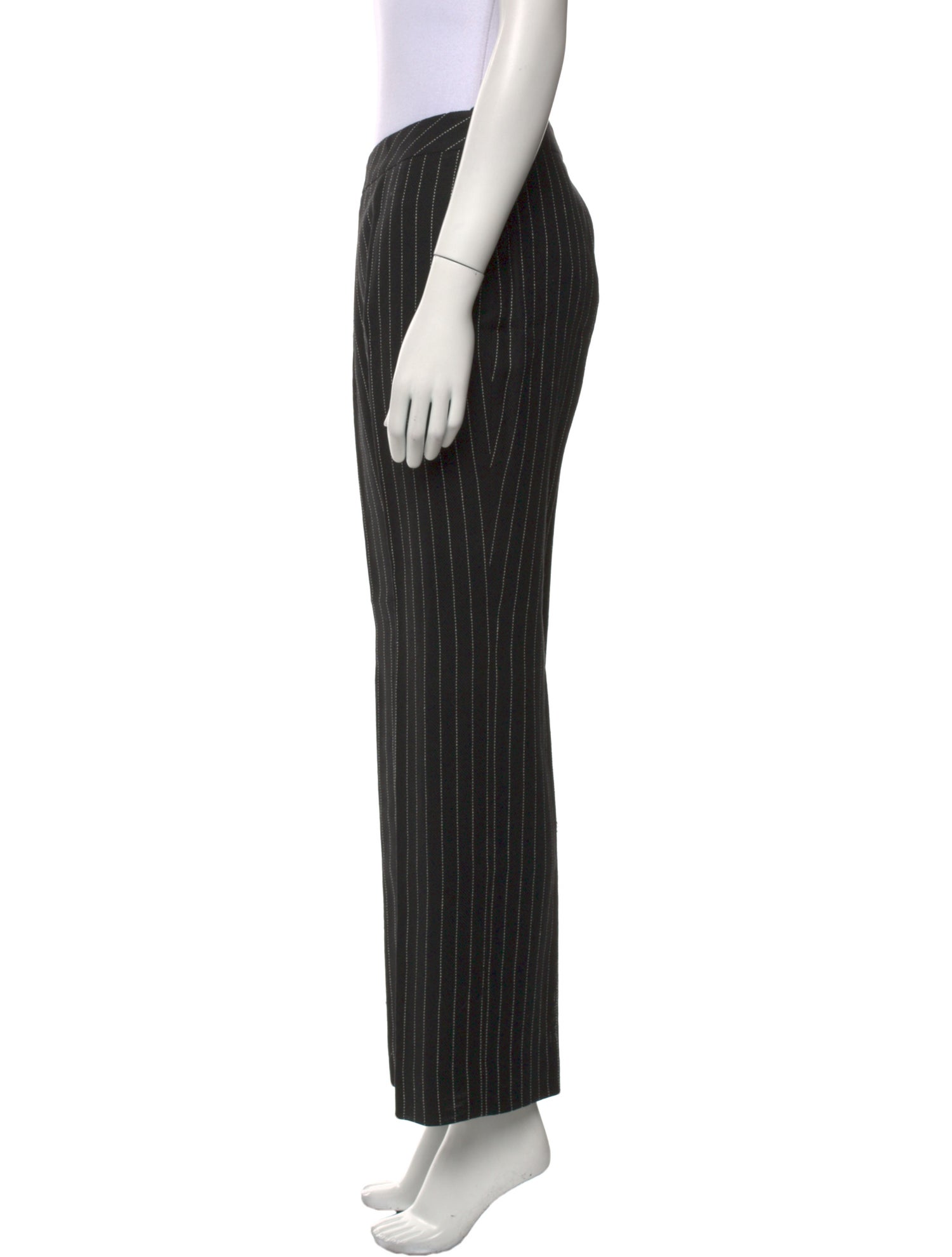 Akris Striped Straight Leg Pants