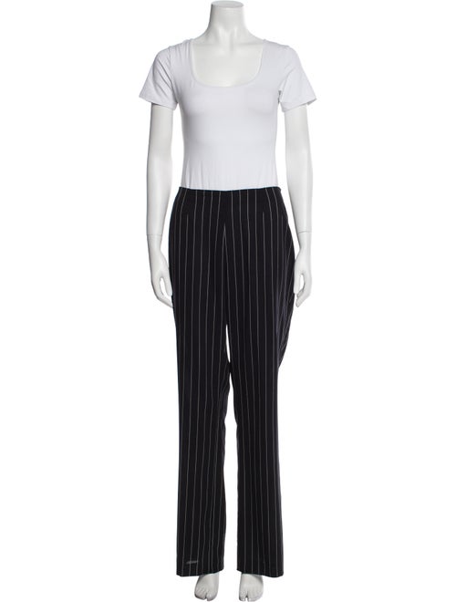 Akris Wool Striped Pantsuit