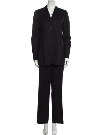Akris Cashmere Striped Pantsuit