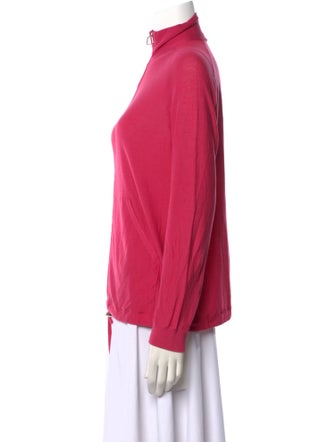 Akris Silk Mock Neck Sweater